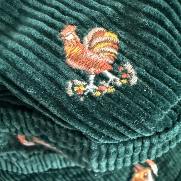 Polo Ralph Lauren Corduroy Bucket Hat Preppy Fox & Rooster Embroidered NWT S/M‎